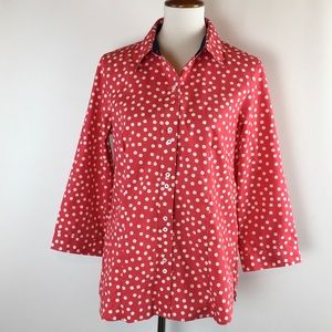 Orvis Polka Dot Wrinkle Resistant Shirt